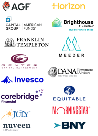 Some investment companies we work with