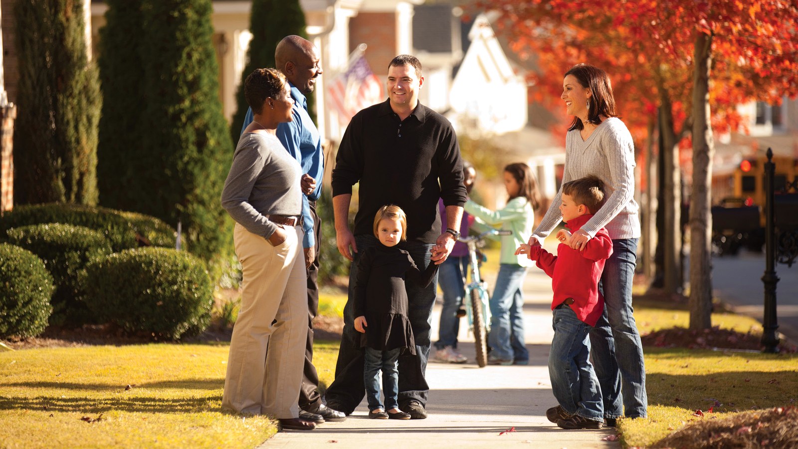 Family meeting with a financial professional